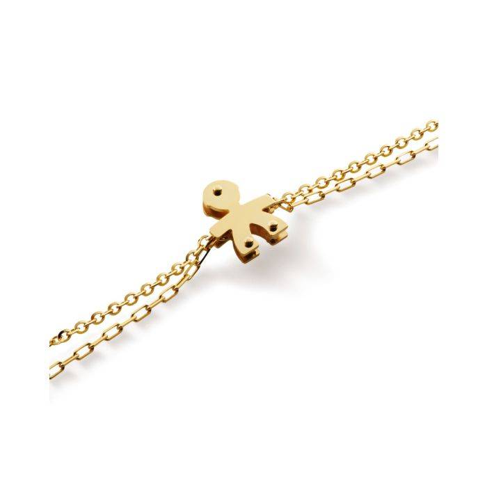 Bracciale Le Bebé I Mini Bimbo in Oro Giallo – LBB520