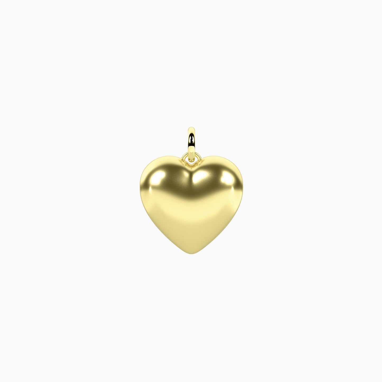 Charm Cuore Bombato Dorato in Acciaio Kidult 741158 – Cuore Mio
