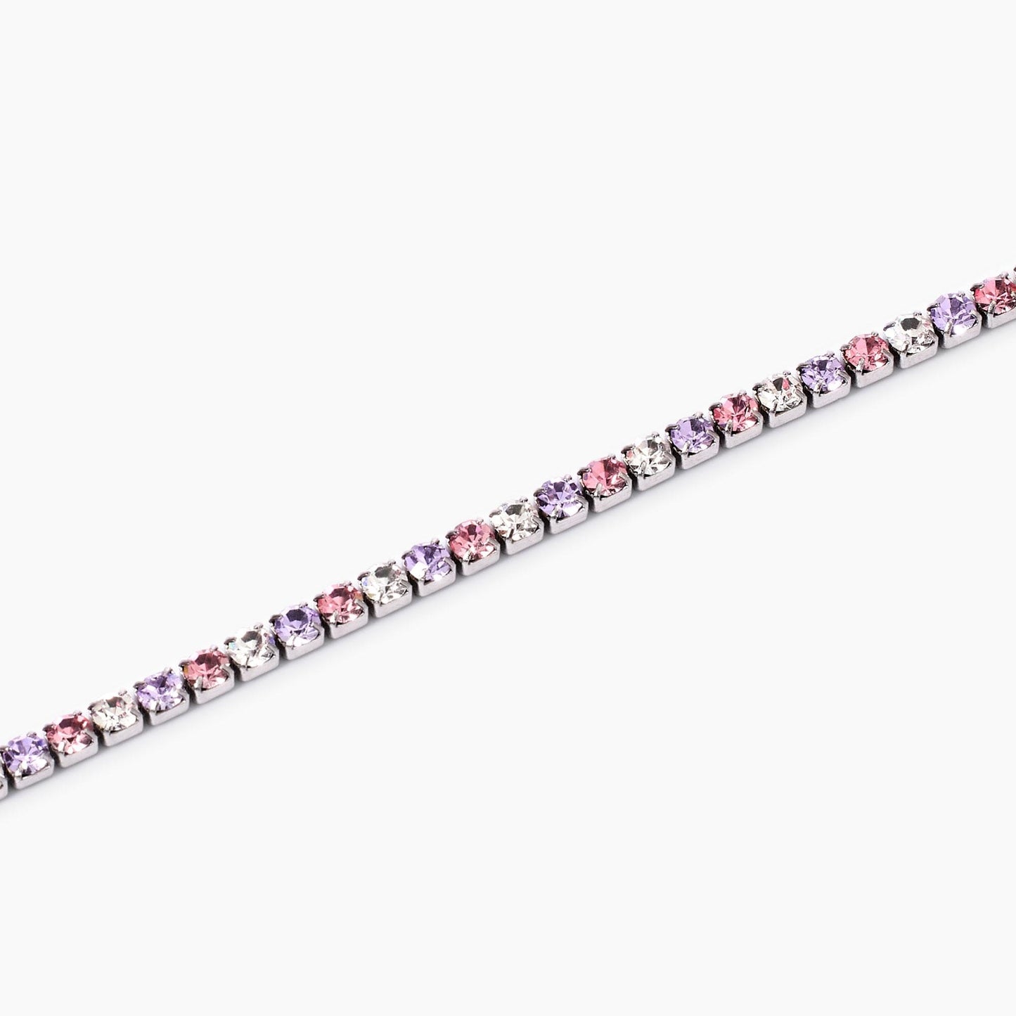 Bracciale Tennis Kidult Style 11 in Acciaio 316L con Cristalli Bicolore - 831018 2