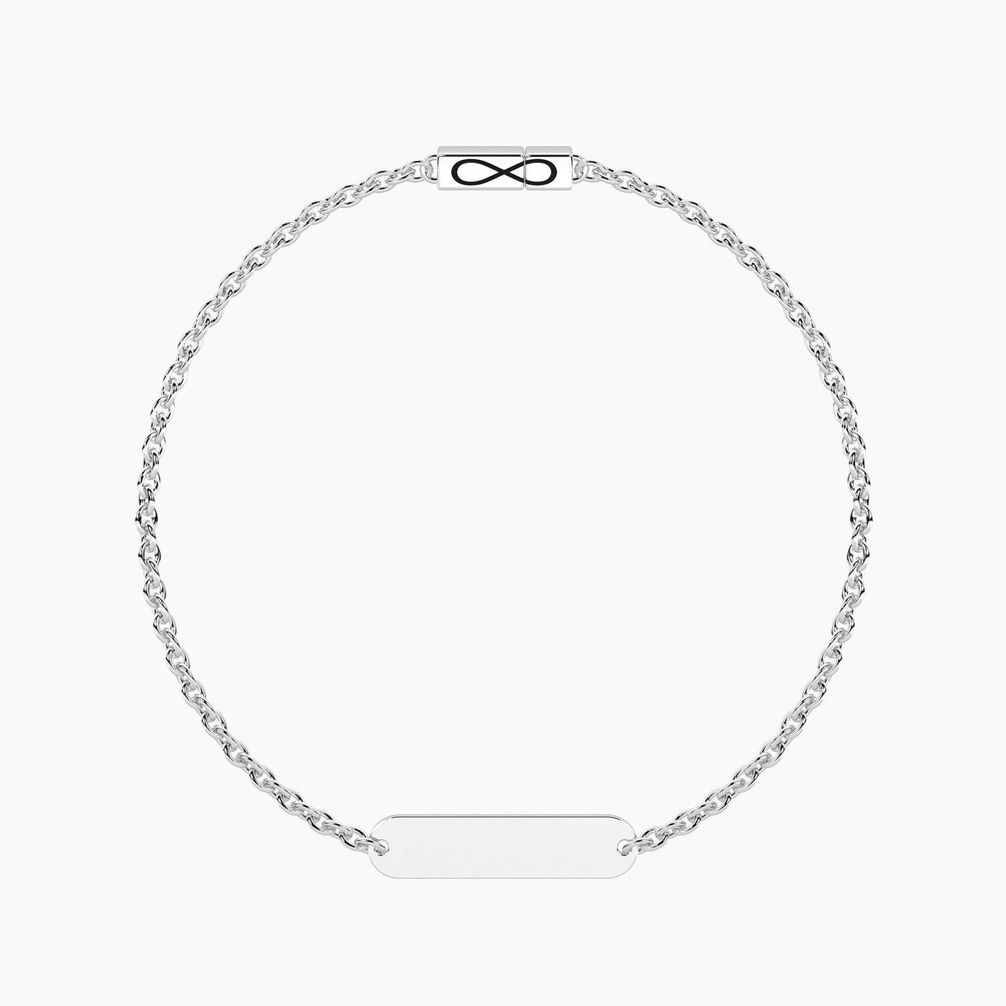 Descrizione + Costo Incisione Bracciale Kidult Philosophy: Simbolo Infinito - "Per Sempre" 732403