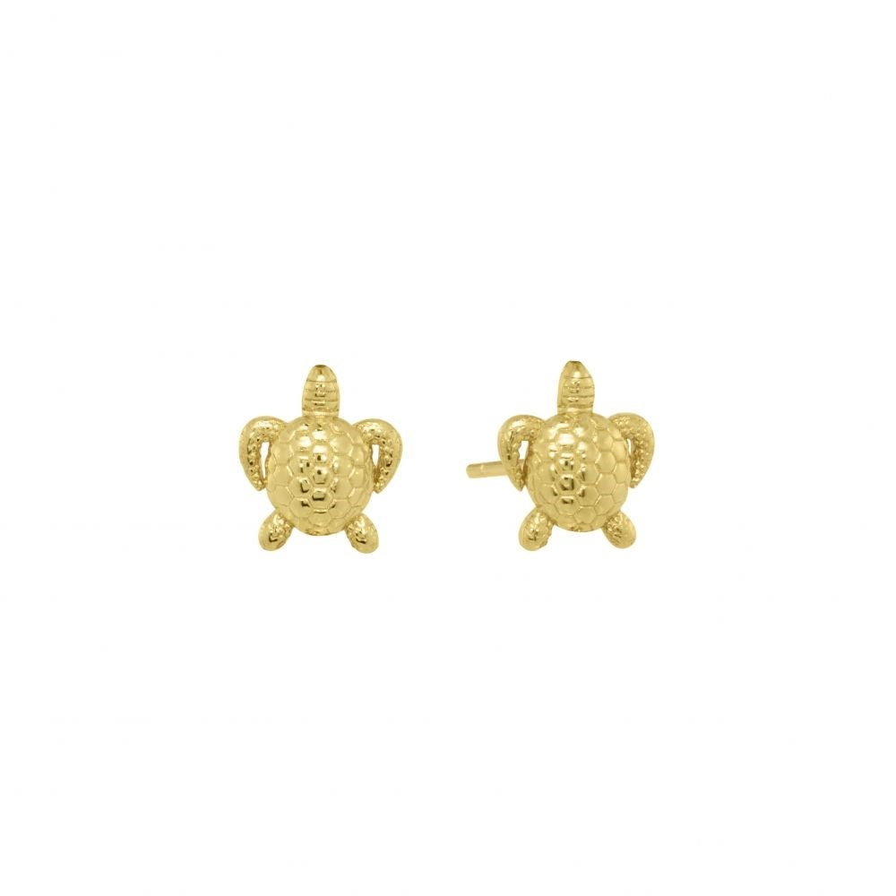 Anello "Dal mare con amore" 140601 - Tartaruga in Argento Dorato - Chi mi ama
