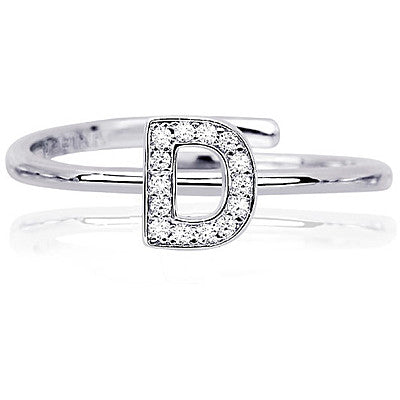 Anello Donna Mabina Gioielli Lettera D 523110D Argento
