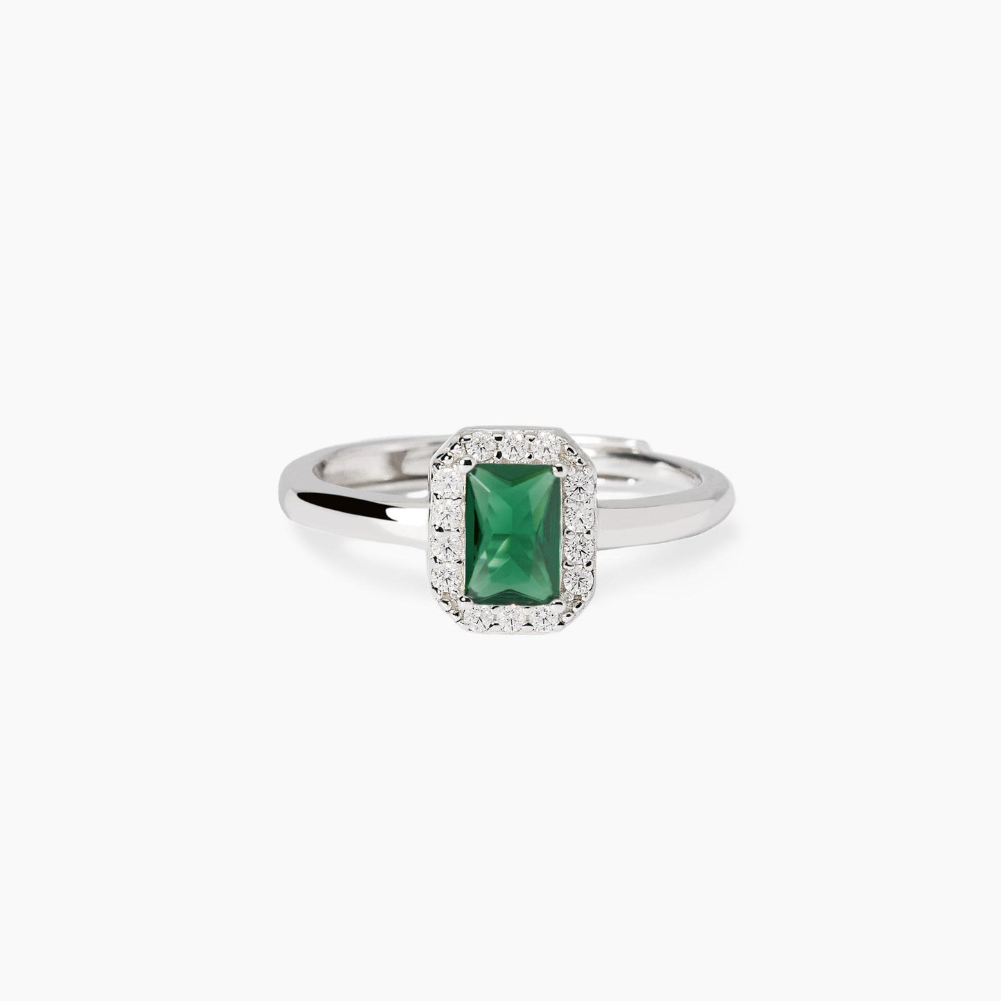 Anello Mabina Cool or Rétro? con Smeraldo Sintetico 523451