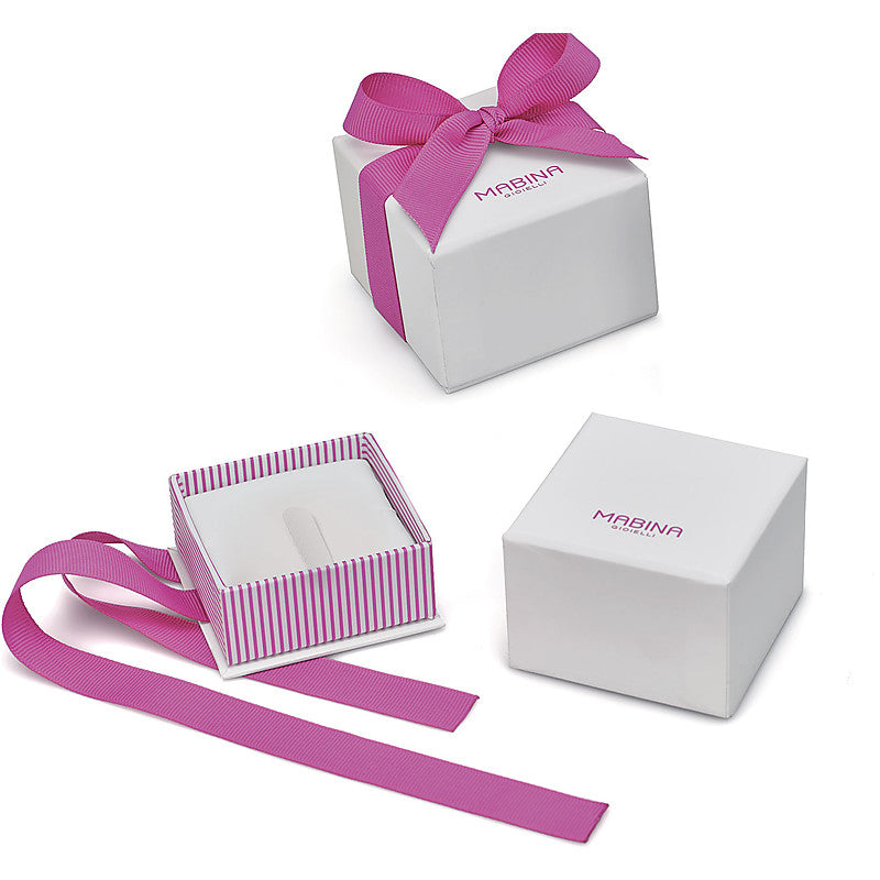 Anello Mabina in Argento 925 PVD Oro Rosa con Zirconi - 523180-17 2