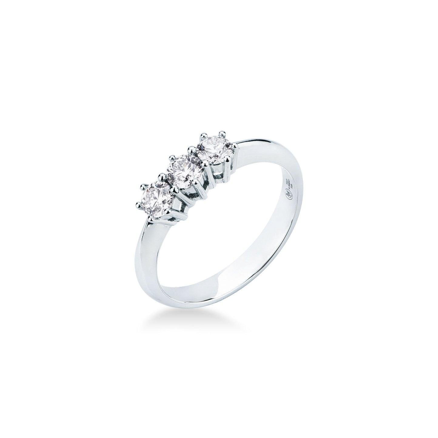 Anello Mirco Visconti in Oro Bianco 18kt con Diamante Brillante (GM113/40)