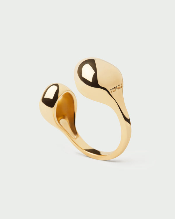Anello PDPAOLA Gravity in Argento Riciclato con Design Scultoreo | Cod. AN01-D38