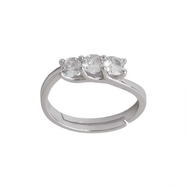 Anello "Passione Zircone" 110009 - Misura Regolabile - Chi mi ama