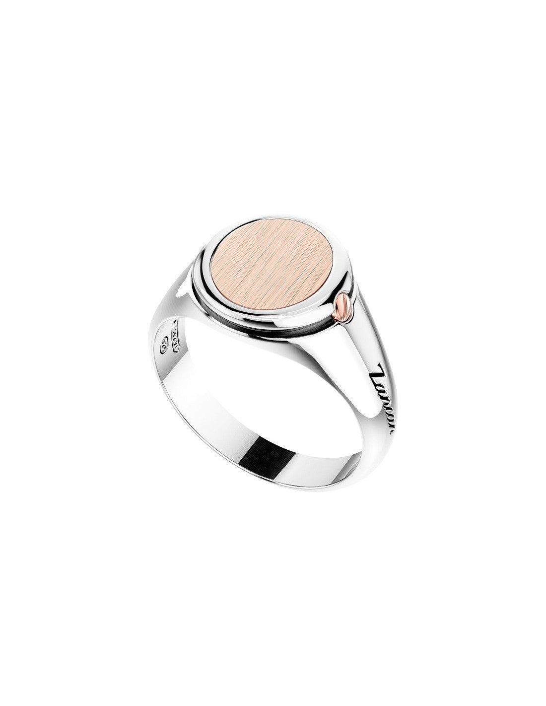 Anello Zancan Uomo in Argento 925 e Oro 18K - ESA081R