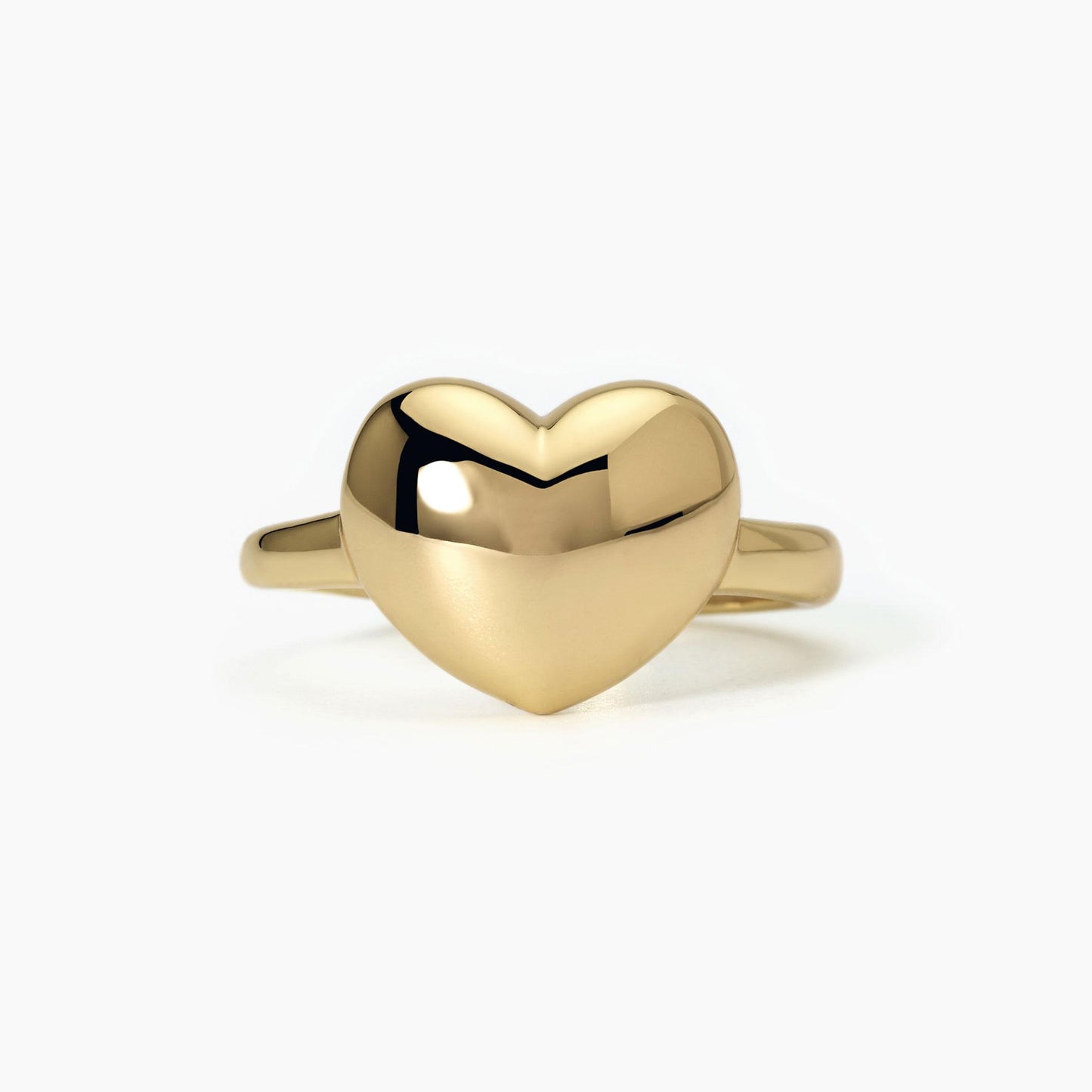 Anello chevalier con cuore in argento dorato MABINA DON'T SAY LOVE – Codice 523380