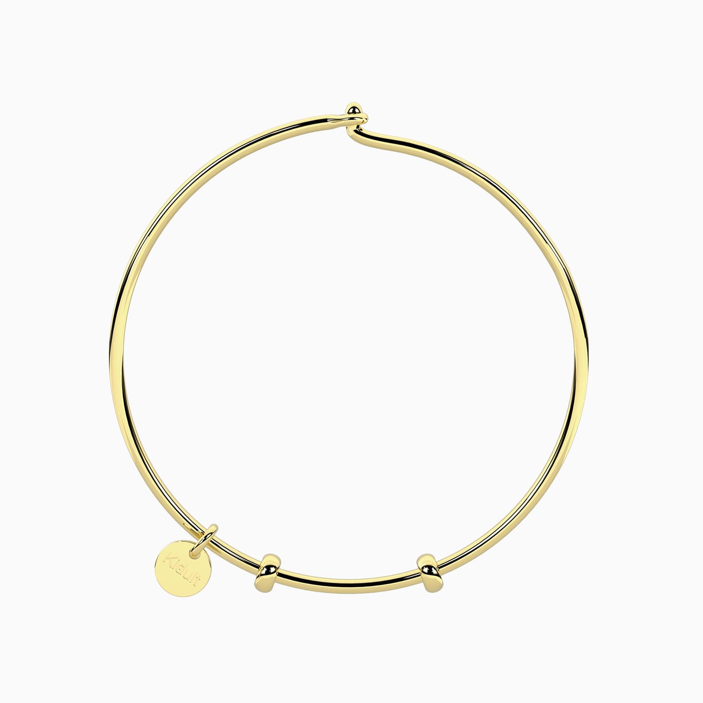 Bangle Hula-hoop Dorato Componibile - Misura L | Cod. 732346-L