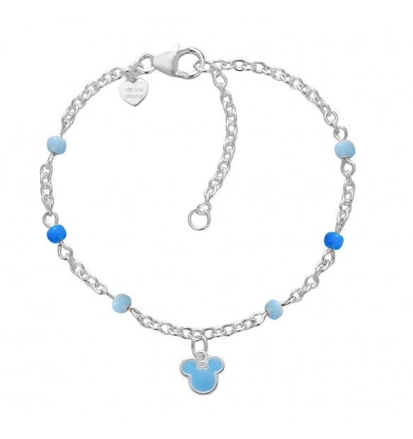 Bracciale Bambina Disney Mickey Mouse in Argento - BS00103SL-47.CS