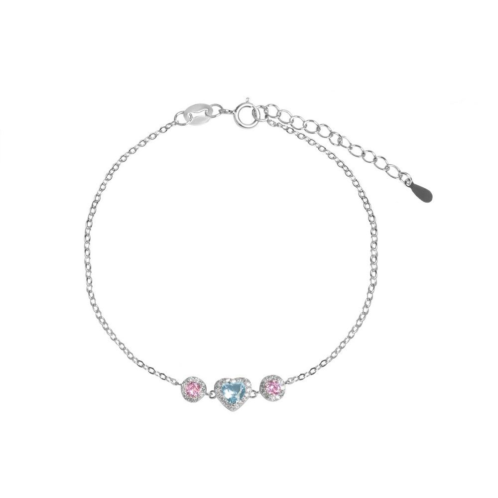 Bracciale Chimiama Gioielli in Argento 925 con Acquamarina e Kunzite | Cod. 120247