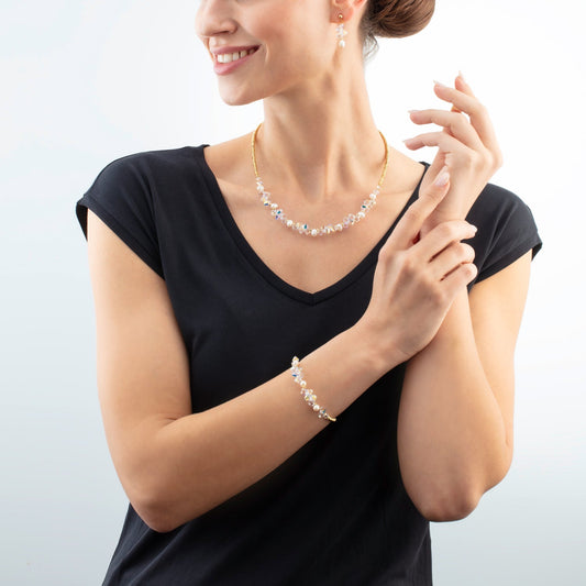 Bracciale Coeur De Lion Dancing Crystals & Pearls Oro | Cod. 1136301816