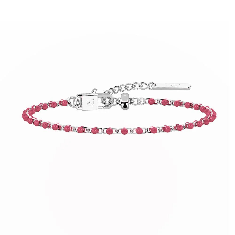 Bracciale Donna Kidult By You Pop Corn in Acciaio e Smalto Rubino 732396