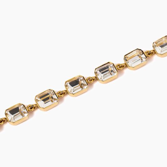 Bracciale Dorato Regolabile con Cristalli Bianchi | Cod. 831003 2