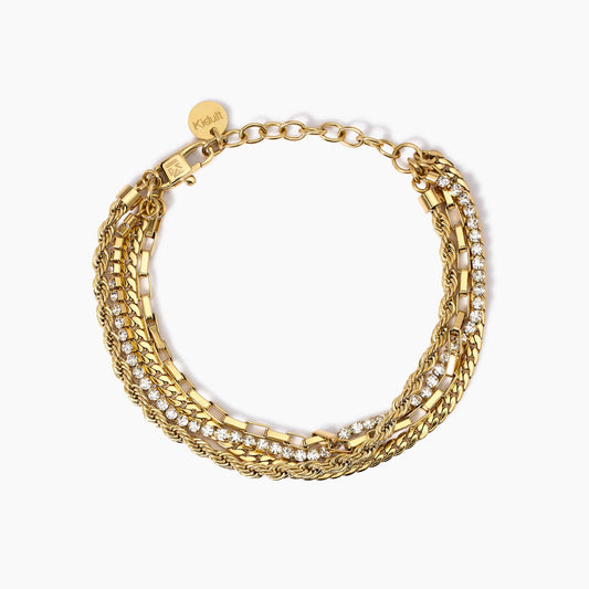 Bracciale Dorato Regolabile con Tre Catene | Cod. 831030 2