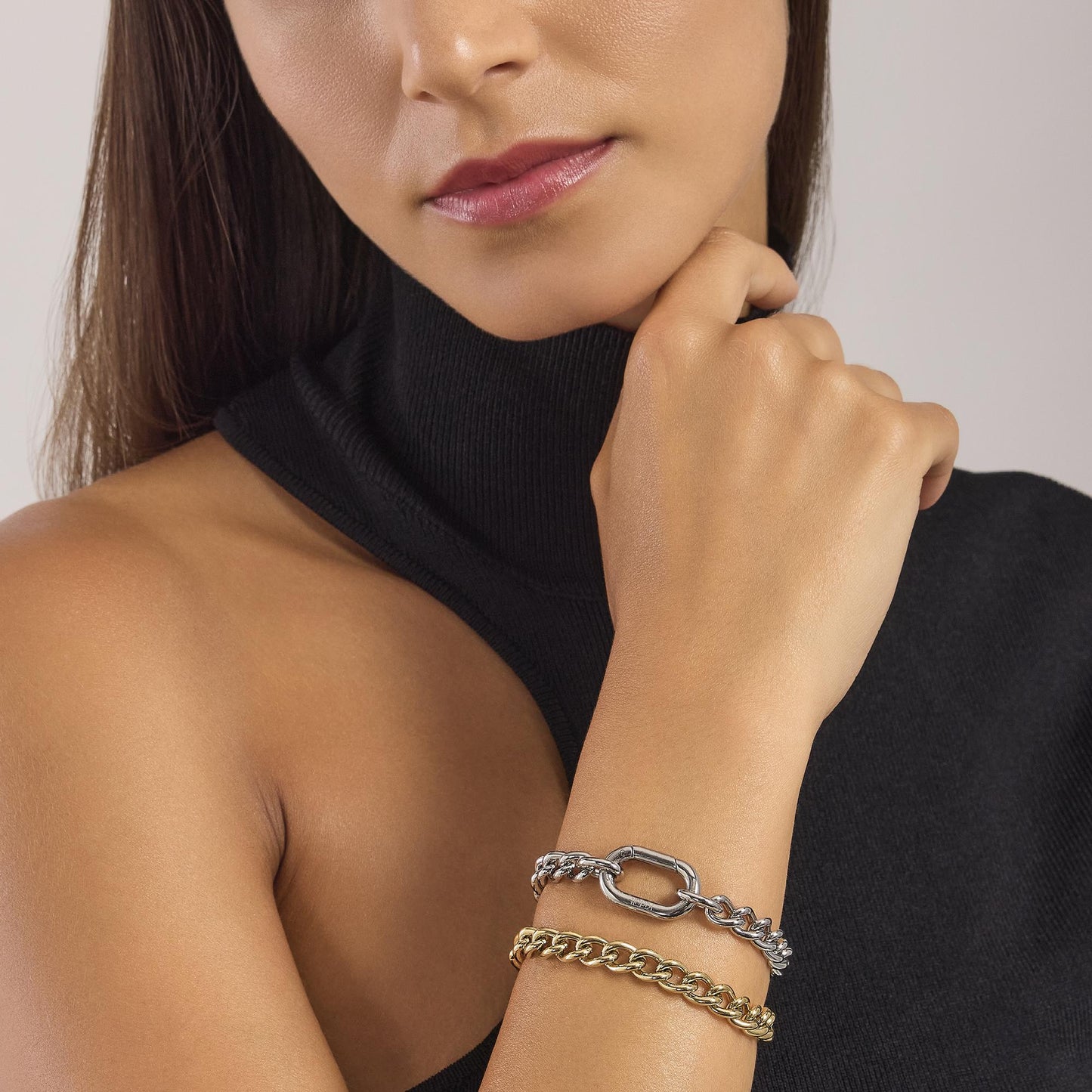 Bracciale Kidult Style 06 in Acciaio 316L PVD Oro - 831034 3