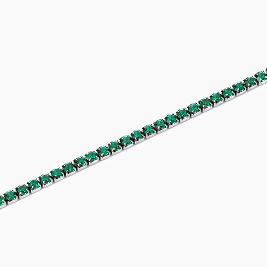 Bracciale Kidult Style 11 con Cristalli Verdi - 831017