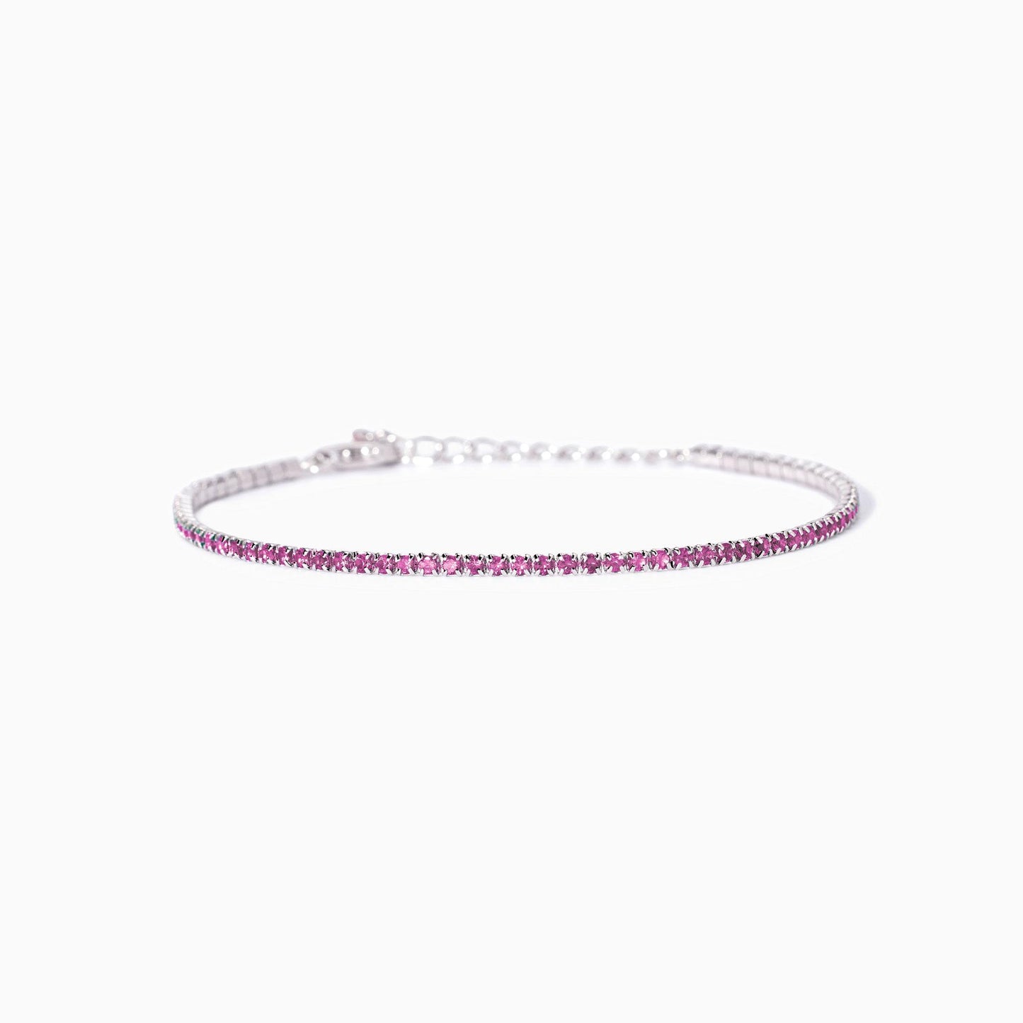 Bracciale MABINA Mini Tennis in argento con tormalina sintetica - Codice 533961