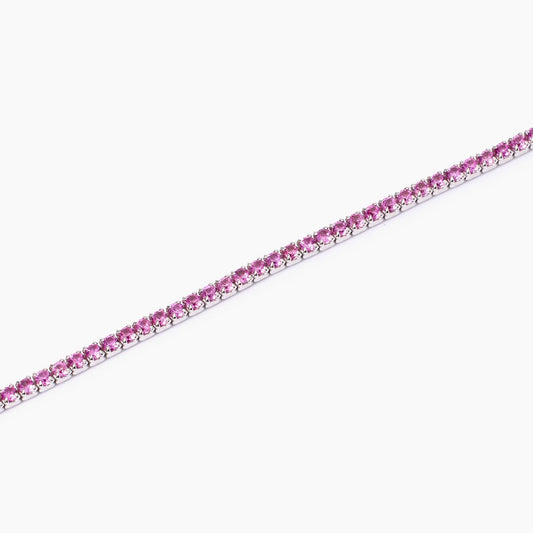 Bracciale MABINA Mini Tennis in argento con tormalina sintetica - Codice 533961