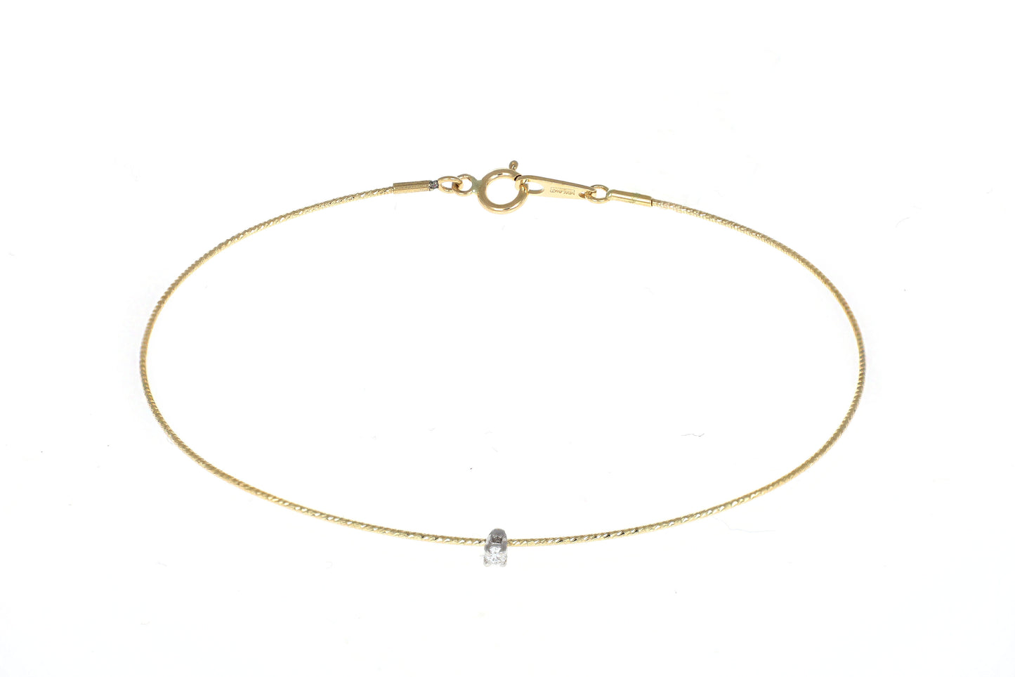 Bracciale MagicWire Collezione Basic - Oro Giallo 18kt e Diamante SKU 433-B-1P-GD-01