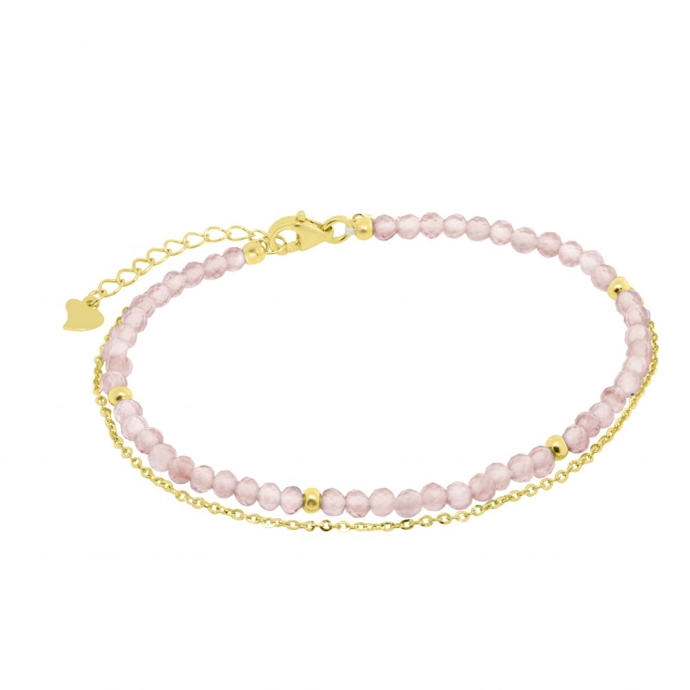 Bracciale "Naturalmente Tu" 120465 - Eleganza in Argento e Opale Rosa - Chi mi ama