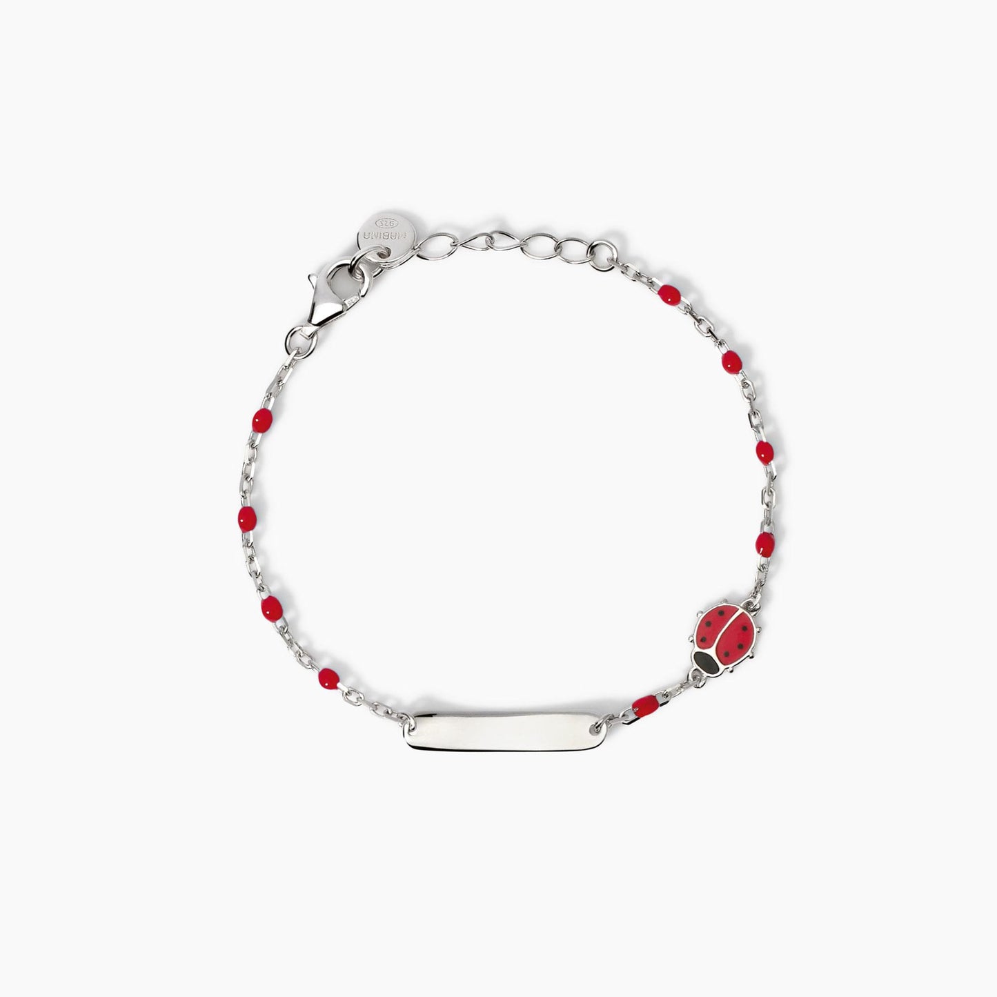 Bracciale Personalizzabile con Coccinella – Mabina Ladybug-Tag 534038