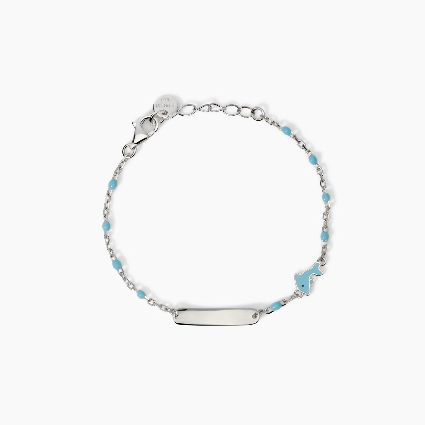 Bracciale Personalizzabile con Delfino – Mabina Flipper-Tag 534040