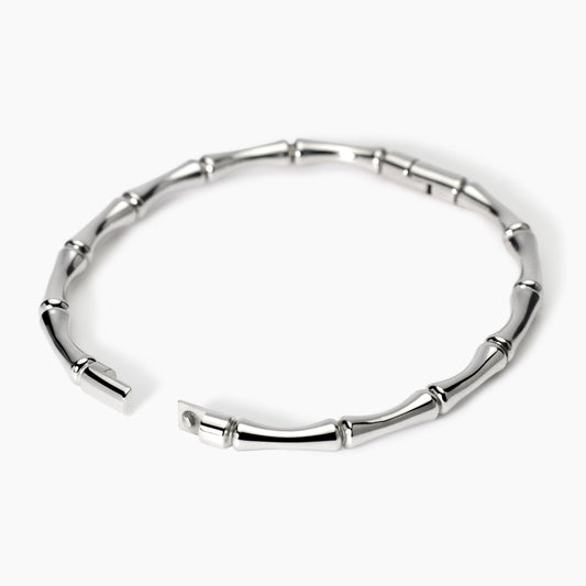 Bracciale Rigido Donna Kidult Style 20 Effetto Bambù in Acciaio - 831059