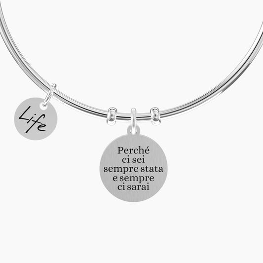 Bracciale Rigido Kidult "Amicizia per Sempre" con Ciondolo Amica - 732290