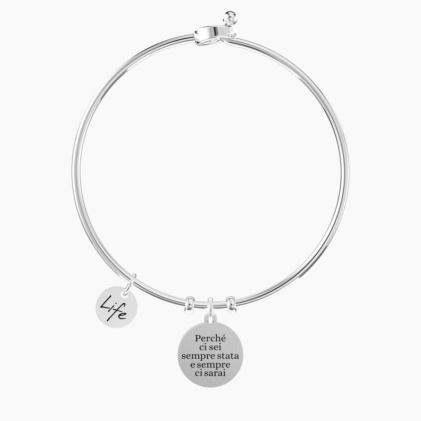 Bracciale Rigido Kidult "Amicizia per Sempre" con Ciondolo Amica - 732290