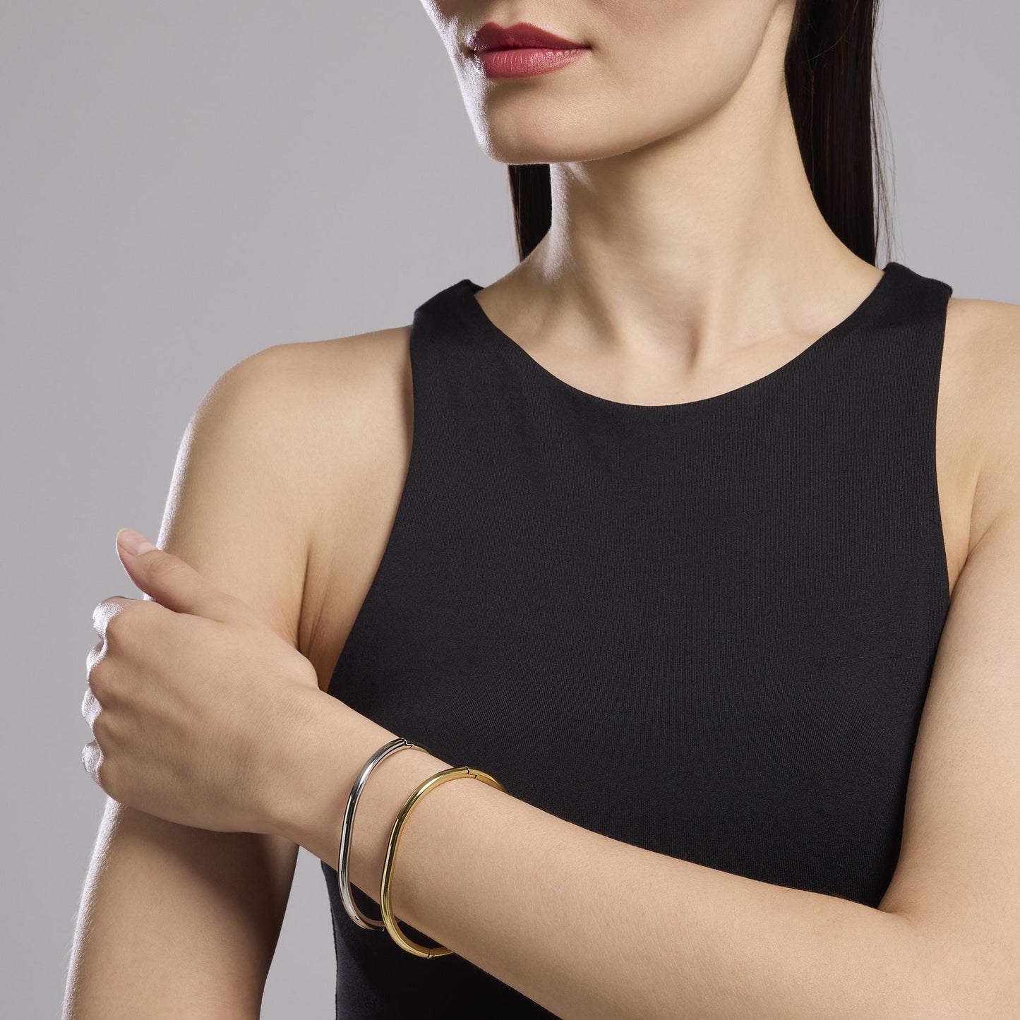 Bracciale Rigido in Acciaio Dorato Kidult Style 21 - 831037