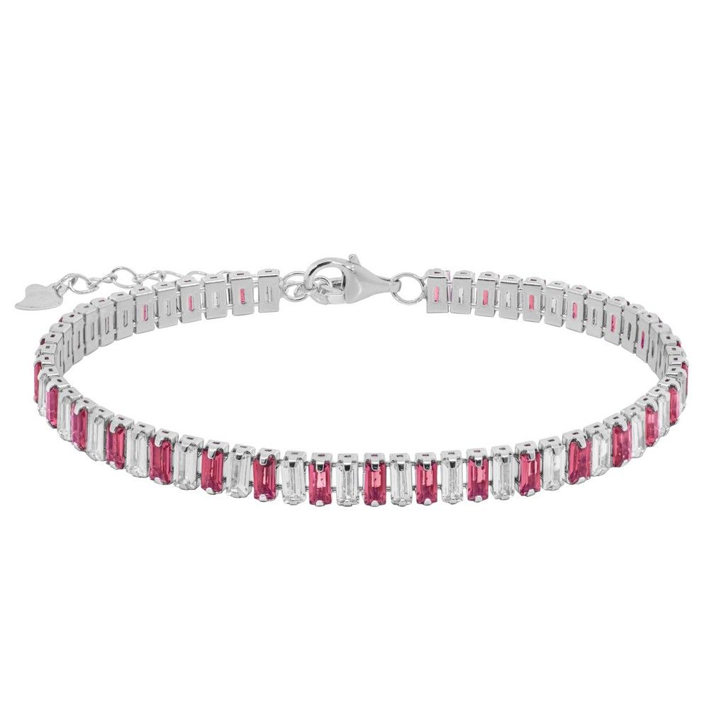 Bracciale Tennis Chimiama in Argento 925 con Rubini Sintetici - Codice: 120405