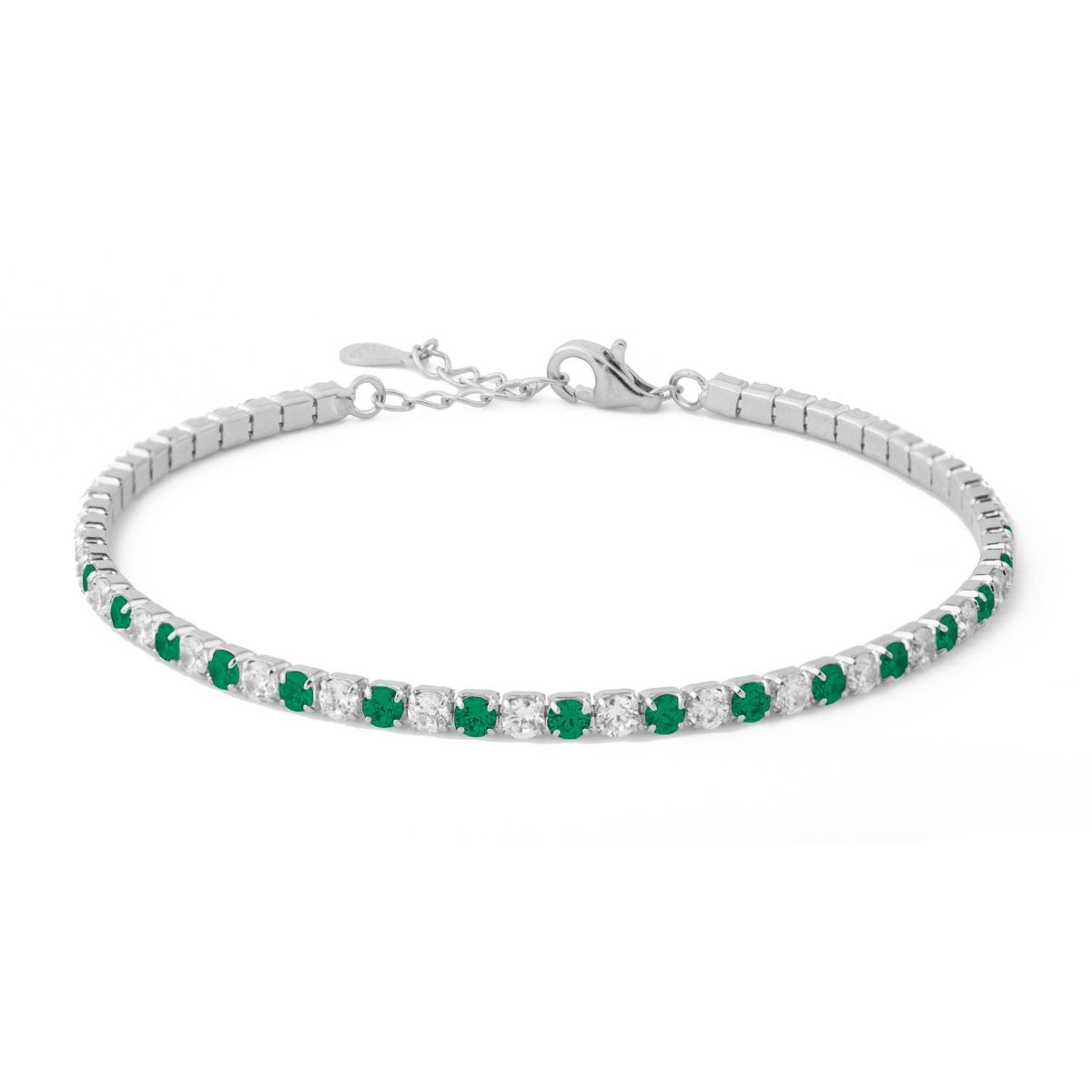 Bracciale Tennis "Tennis Lover" 120194 - Smeraldo - Chi mi ama