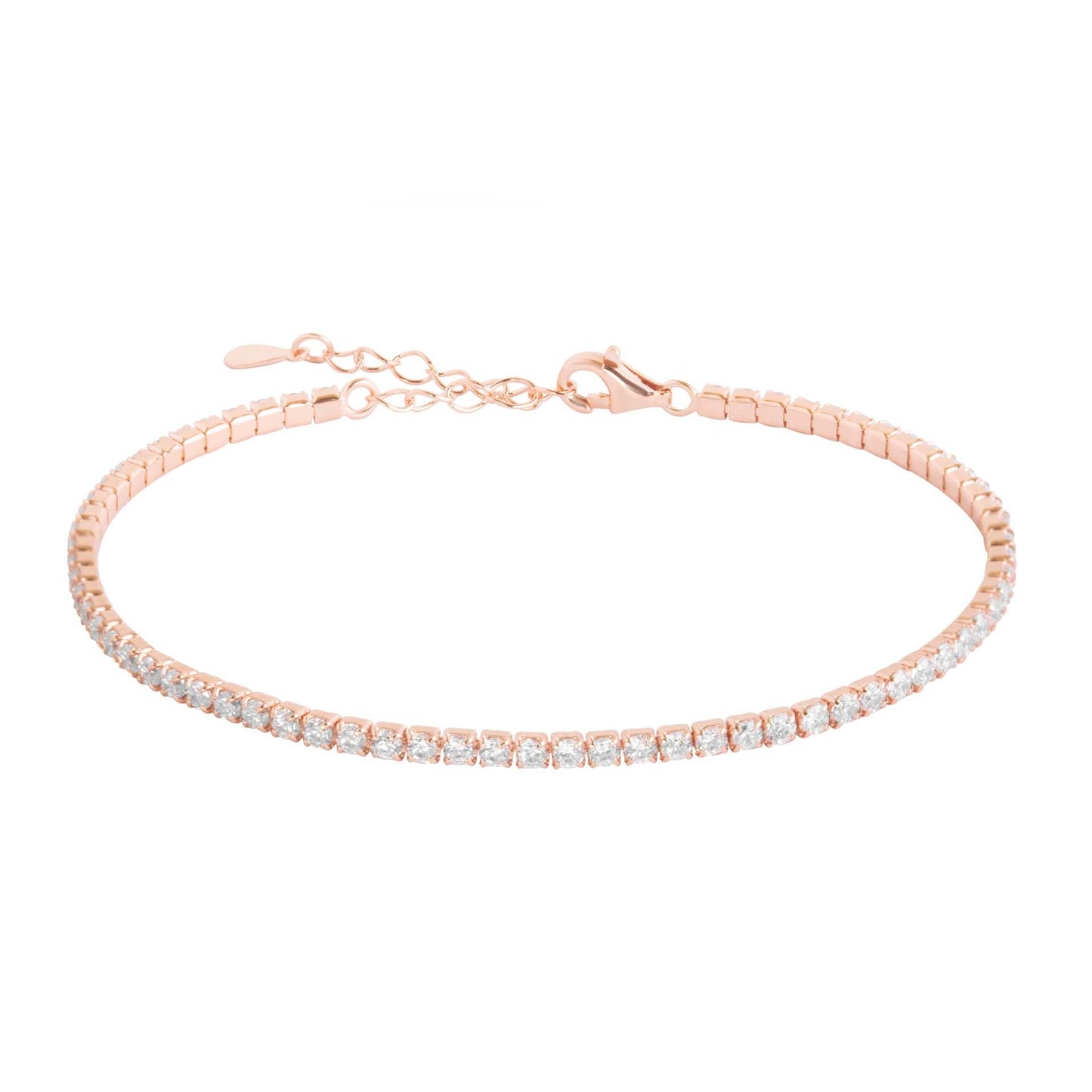 Bracciale Tennis "Tennis Lover" 120220 - Zircone e Argento Rosè - Chi mi ama
