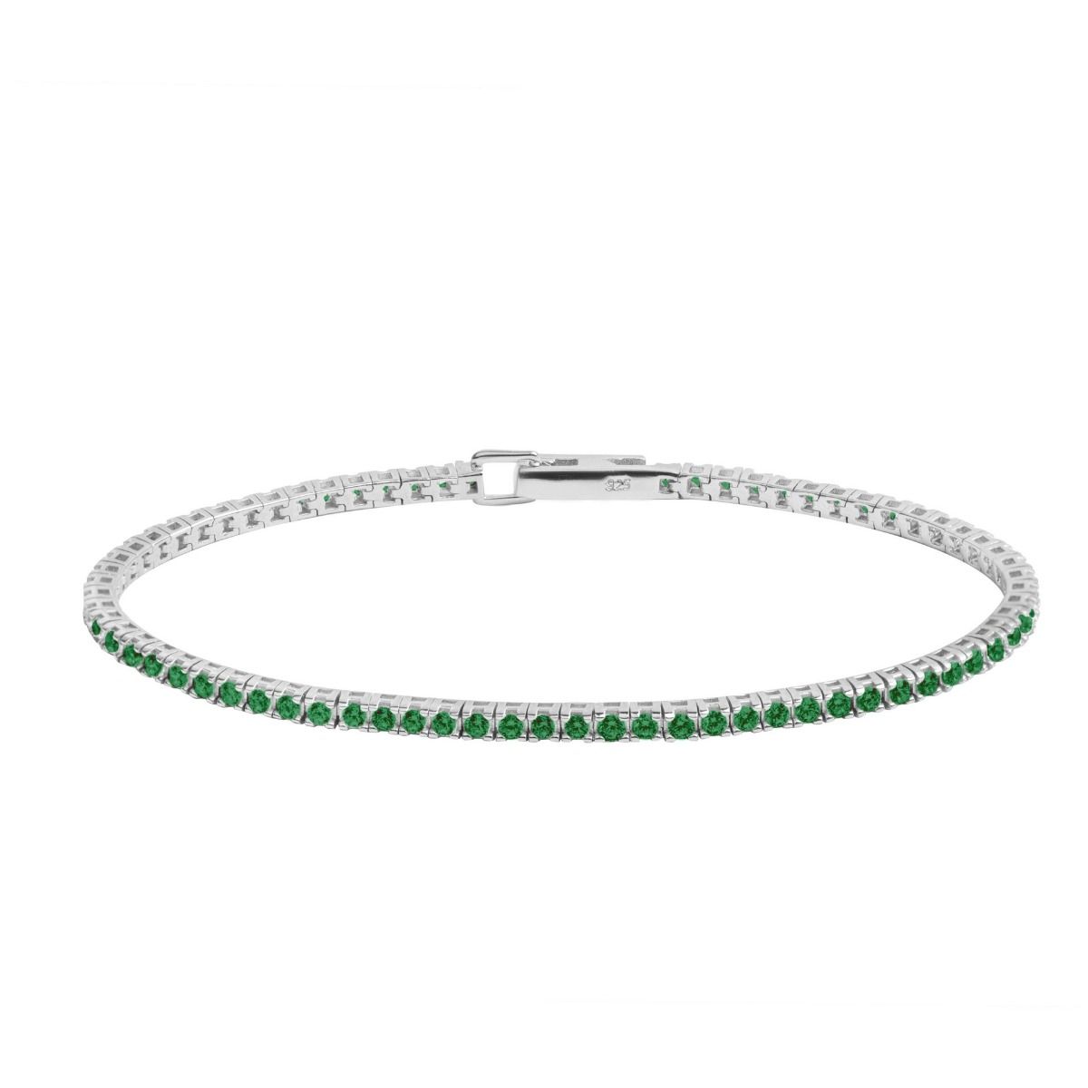 Bracciale Tennis "Tennis Lover" 120265 - Smeraldo Rodiato - Chi mi ama