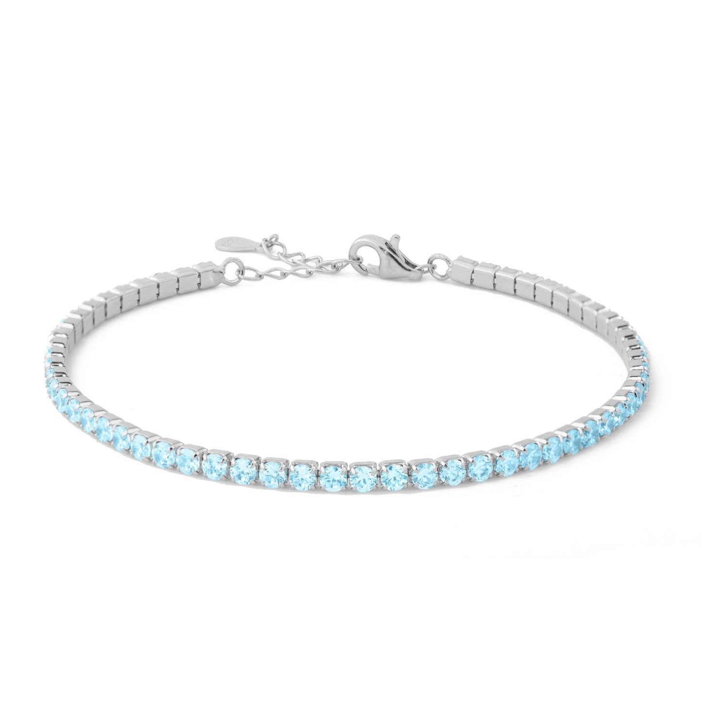 Bracciale Tennis "Tennis Lover" 120271 - Acquamarina - Chi mi ama
