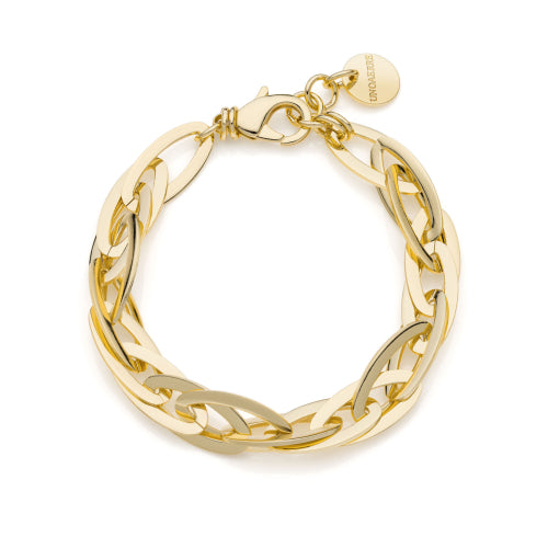 Bracciale Unoaerre Catena a Navette Dorato 2342