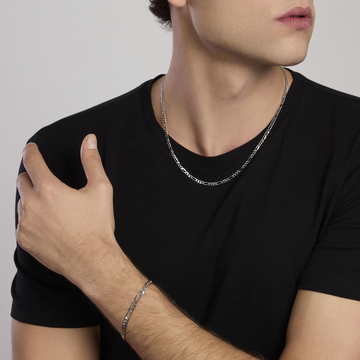 Bracciale Uomo Mabina Millennium in Argento 925 Rodiato - 533831 3