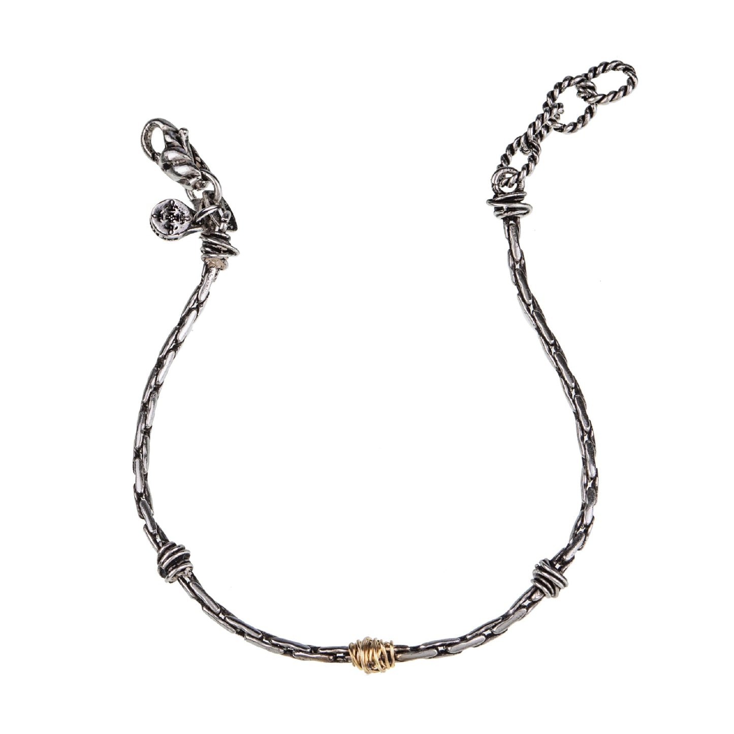 Bracciale Uomo in Argento e Oro - Giacomo Burroni - BC0393