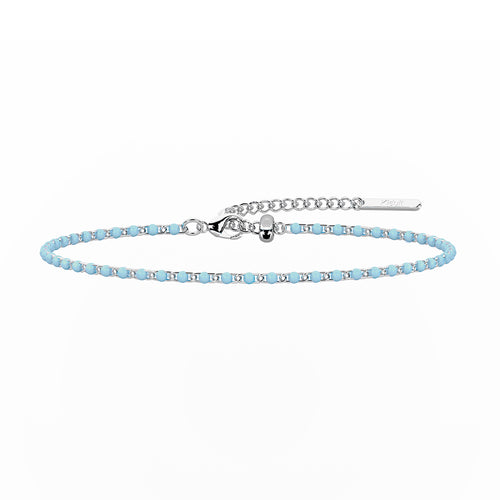 Cavigliera Donna Kidult By You Pop Corn Azzurra in Acciaio 732391