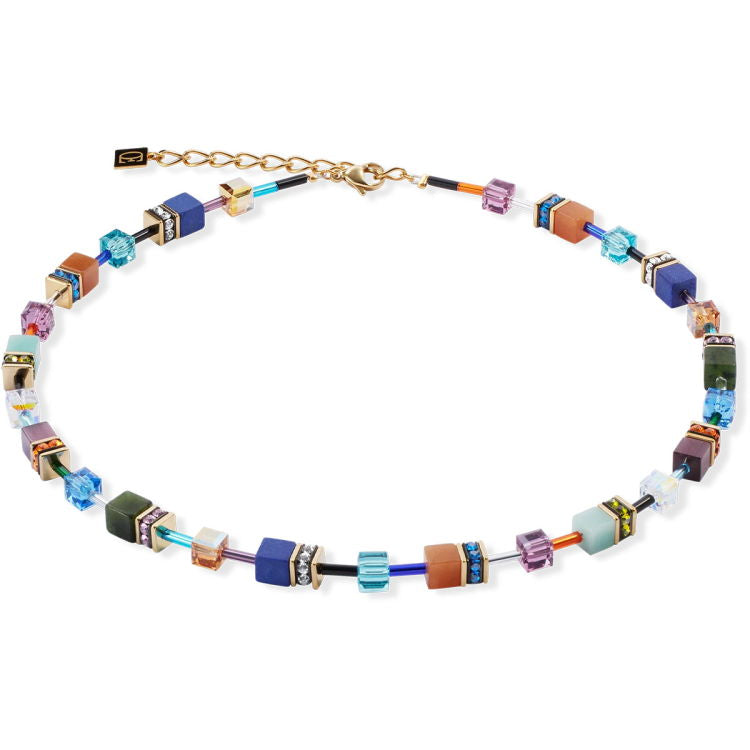 Coeur de Lion Collana GeoCUBE® Iconic Precious - Multicolor Motion (4905/10-1559)