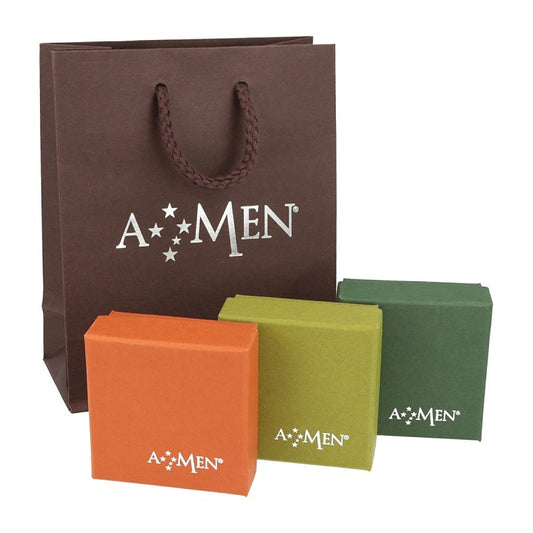 Collana Donna Amen Rosari CRO25RMU4 - Argento 925 Rosè e Cristalli Multicolor