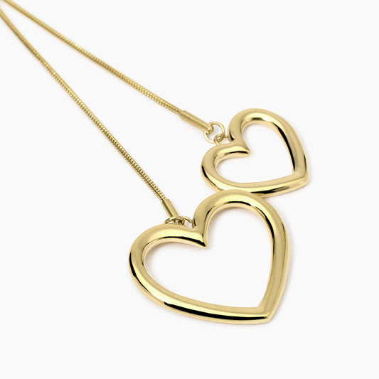 Collana Kidult Style 15 Dorata con Cuori - 851025