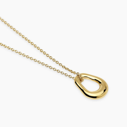 Collana lunga Kidult in acciaio silver con pietre naturali di agata nera alternate lungo la catena - Alfano Gioielli Gioielleria Palermo.
