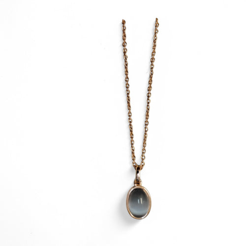 Collana Madì in argento rosa con pietra blu – 3922500