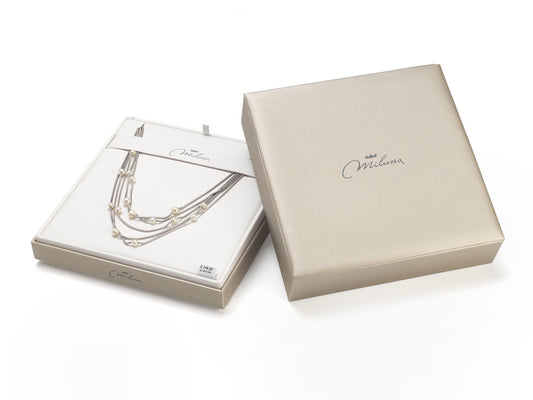 Collana Miluna Miss Italia in Argento 925 con Perle - 380034 gioielli