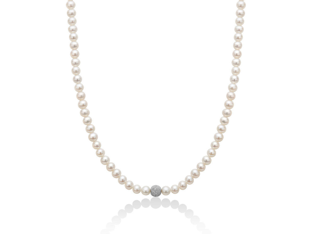 Collana Miluna in Oro 750 con Perle - 371515