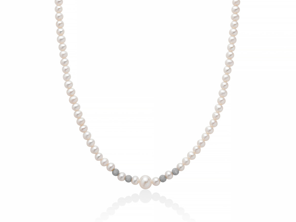 Collana Miluna in Oro 750 con Perle - 371535