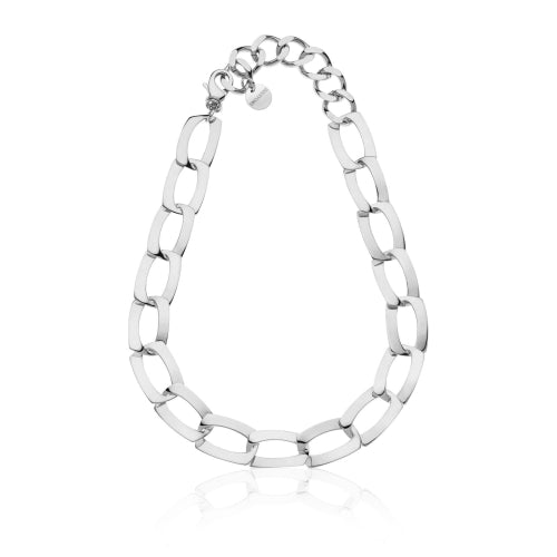 Collana UNOAERRE Catena Piatta Argentata Dinamica | Cod. 2440